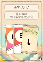 Vorschau - Anderer Materialtyp - Wimpelketten - für die Leseecke und verschiedene Fächer - Deckblatt