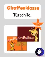 Vorschau - Poster - Giraffenklasse Materialpaket - Seite 1