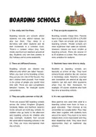 Vorschau - Arbeitsblätter - Boarding Schools: Reading (English) - Seite 1