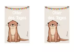 Vorschau - Anderer Materialtyp - Kind des Tages Klassentier Otter I Otterklasse - Seite 1
