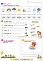 Vorschau - Arbeitsblätter - Emma beobachtet das Wetter – Lesetext & Aufgaben - Seite 2