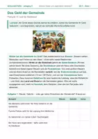 Vorschau - Arbeitsblätter - Das Geld der Gemeinde – Planspiel „100 Stadttaler“ zu Haushalt und Knappheit – AB 3 - Deckblatt