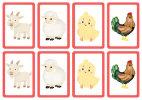 Aperçu - Jeux - Jeu du mistigri - Animaux de la ferme - Page 2
