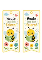 Vorschau - Anderer Materialtyp - Lesezeichen zum Geburtstag Biene - Seite 2