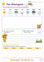 Vorschau - Arbeitsblätter - Sommerschule – Tag 9: Das Wetter entdecken & erforschen | Klasse 2 - Seite 1