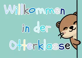 Vorschau - Poster - Türschilder Otterklasse | Klassenzimmer Türschild | Otter - Seite 3