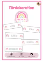 Vorschau - Poster - Einladende Türdekoration fürs Klassenzimmer - Deckblatt