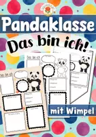 Vorschau - Arbeitsblätter - Materialpaket: Pandaklasse | Gesamtpaket - Seite 1