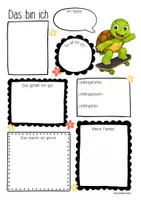 Vorschau - Arbeitsblätter - Schildkrötenklasse - Das bin ich | Steckbrief (Klassentier) - Seite 3
