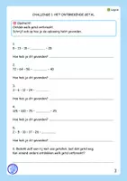 Voorbeeld - 50 Reken Challenges (groep 7-8) - Pagina 2