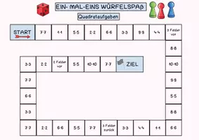Vorschau - Spiele - Würfelspiel Multiplikation - Kleines 1x1 üben - Seite 3