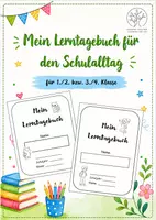 Vorschau - Arbeitsblätter - Mein Lerntagebuch - Deckblatt