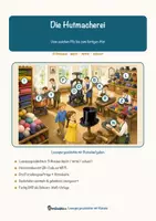 Vorschau - Arbeitsblätter - Die Hutmacherei – Lesespurgeschichte mit Rätselaufgaben (Klasse 4) - Seite 1