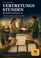 Vorschau - Arbeitsblätter - Vertretungsstunden Sek I – der Koffer für Klasse 5–8: 3 selbsterklärende 45-Minuten-Stunden - Deckblatt