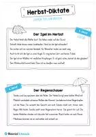 Vorschau - Arbeitsblätter - 10 einfache Diktate zum Herbst - Seite 3