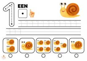 Voorbeeld - Cijfer oefenblaadjes – 1 t/m 10 - Pagina 2