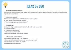 Vista previa - Tarjetas / Manipulativos - 🎷🎸 TARJETAS DE INSTRUMENTOS - Realistas 🥁 - página 3