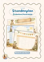 Vorschau - Anderer Materialtyp - Stundenplan Erdmännchenklasse | Vorlage - Deckblatt
