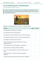 Vorschau - Arbeitsblätter - Ich als Stadt-Expertin und Stadt-Experte – Quiz, Fachbegriffe, Urteil und Selbstcheck – AB 8 - Deckblatt