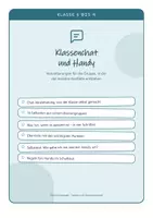 Vorschau - Merkblätter - Klassenchat und Handy - Vereinbarungen & Fallkarten Kl. 5-9 - Deckblatt