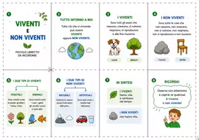 anteprima - Altro tipo di materiale - Viventi e non viventi - Libretto da costruire - Pagina 1