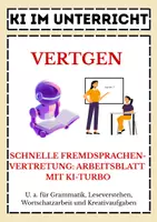 Vorschau - Stundenentwürfe - VertGen: Schnelle Vertretungsstunde mit KI (Sprachunterricht) - Seite 1