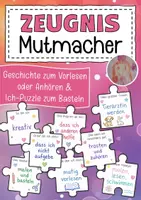 Vorschau - Mal- und Bastelvorlagen - Zeugnis Mutmachgeschichte - Deckblatt