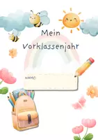 Vorschau - Arbeitsblätter - Mein Vorklassenjahr - Deckblatt