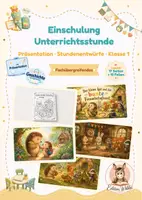 Vorschau - Arbeitsblätter - erster Schultag Klasse 1 - Deckblatt