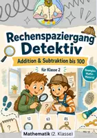 Vorschau - Arbeitsblätter - Rechenspaziergang Klasse 2 | Addition und Subtraktion - Deckblatt