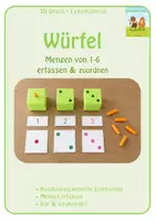 Vorschau - Fördermaterial/Inklusion - Würfel – Würfelsymbole handelnd erfassen | 3D-Druck - Deckblatt
