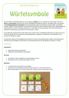 Vorschau - Fördermaterial/Inklusion - Würfel – Würfelsymbole handelnd erfassen | 3D-Druck - Seite 1