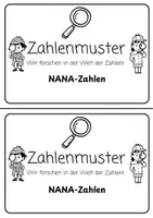 Vorschau - Unterrichtsreihen - Wir erforschen die NANA-Zahlen - Deckblatt