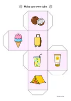 Vorschau - Spiele - Summer holidays - Vocabulary Cube (Sommerferien) - Seite 3