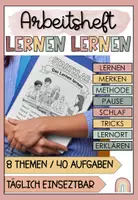 Vorschau - Arbeitsblätter - Lernen lernen Arbeitsheft – 40 kurze Übungen - Deckblatt