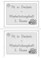 Vorschau - Anderer Materialtyp - Wiederholungsheft Deutsch 3. Klasse - Seite 1
