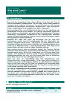 Vorschau - Arbeitsblätter - Daten & Datenschutz – 6 Arbeitsblätter zu Daten, DSGVO, Sicherheit und digitaler Privatsphäre - Seite 2