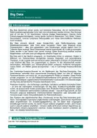 Vorschau - Arbeitsblätter - Big Data – Große Datenmengen, Datenanalyse und die Macht digitaler Informationen - Seite 1