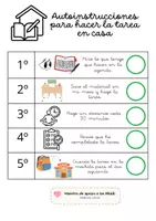 Vista previa - Refuerzo / NEE / Materiales de apoyo - Autoinstrucciones para casa - página 1