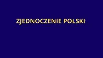 zapowiedź - ZJEDNOCZENIE POLSKI - obwoluta