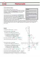Vorschau - Arbeitsblätter - Funktionen - Lineare Funktionen ablesen (Lernzeit 24) - Deckblatt