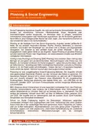 Vorschau - Arbeitsblätter - Phishing und Social Engineering – Manipulation im Internet - Seite 1