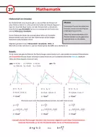 Vorschau - Arbeitsblätter - Geometrie - Flächeninhalt von Dreiecken (Lernzeit 27) - Deckblatt