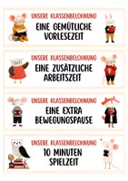 Vorschau - Fördermaterial/Inklusion - Belohnungssystem - Klassenbelohnungen Grundschule – 24 Belohnungskarten für Motivation & Klassenmanagement -Klassengemeinschaft - Seite 1