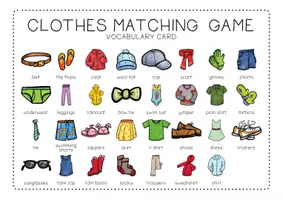 Προεπισκόπηση - Φυλλάδια - Clothes Vocabulary Matching Game | Ρούχα στα Αγγλικά - Σελίδα 3