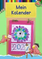 Vorschau - Mal- und Bastelvorlagen - Kunst Grundschule, Bastle einen Jahreskalender - Deckblatt