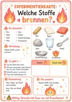 Vorschau - Arbeitsblätter - Feuer - 20 Experimentierkarten - Seite 3