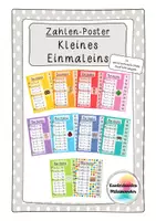 Vorschau - Fördermaterial/Inklusion - Mathe-Poster - Zahlen & kleines Einmaleins - Großes Materialpaket - Seite 1