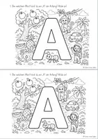 Vorschau - Arbeitsblätter - Buchstabenheft zum Buchstaben A - Seite 2