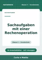 Vorschau - Arbeitsblätter - Sachaufgaben: eine Rechenoperation — Kl. 4 - Deckblatt